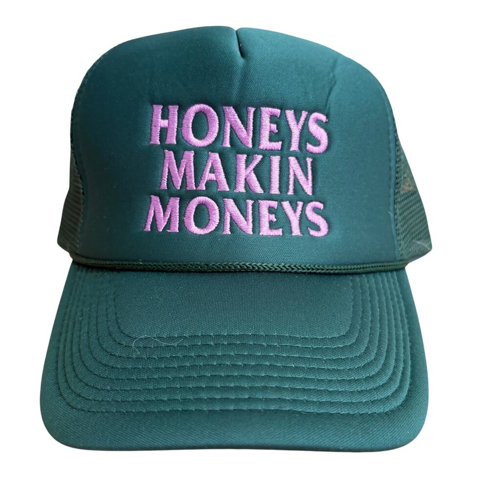 Honeys Makin Moneys Girl Tribe Adjustable Foam Trucker‎ SnapBack Hat Cap Podcast